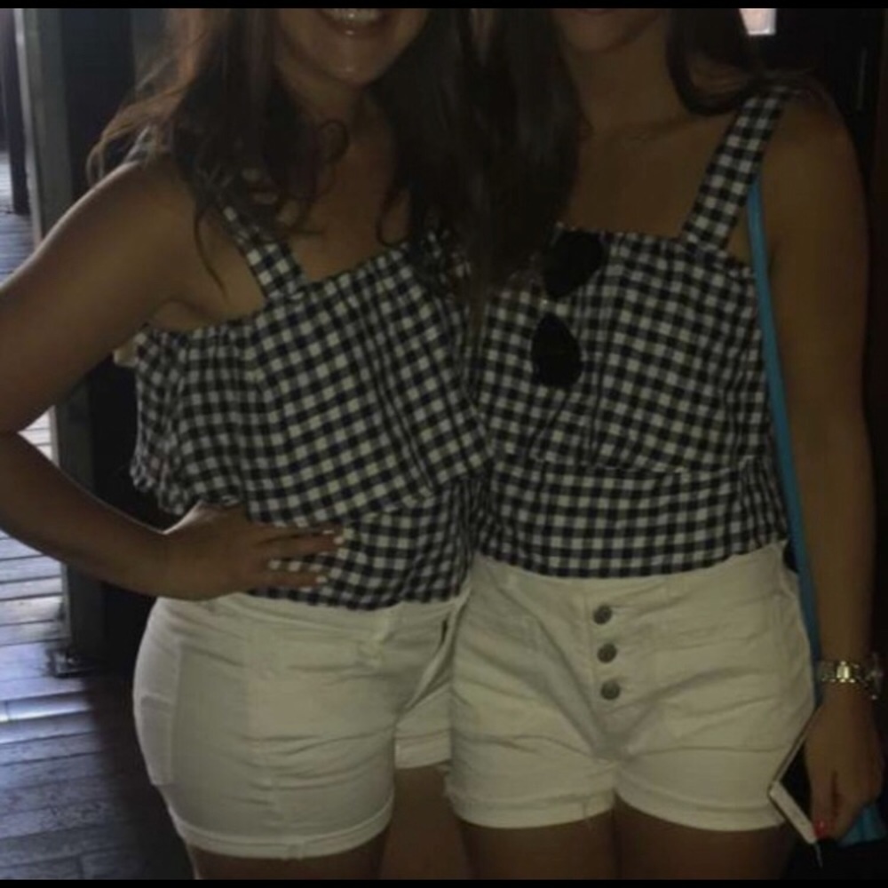 Cute blue and white